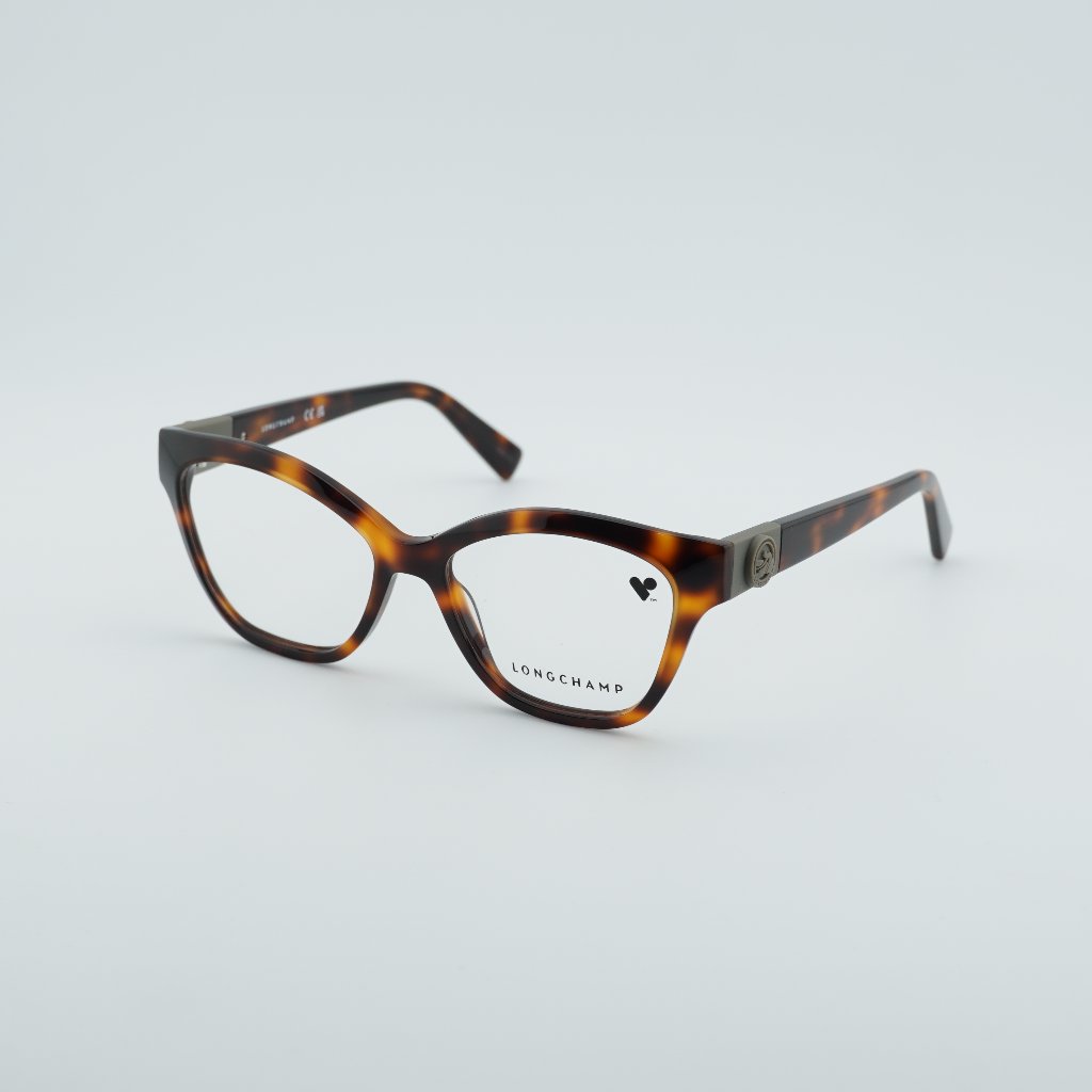 Longchamp Lo2755 230 Eyeglasses Havana 53mm Cat Eye Frame